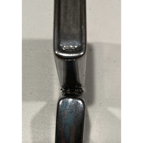 Vintage Chrome/Silver/Fluid/Flint Lighter made in Japan - Nice Patina - Picture 4 of 4